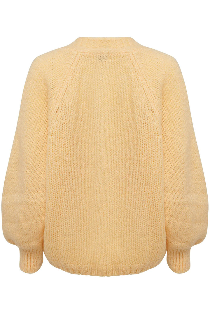 Noella - Fora Knit Cardigan - Yellow Melange Cardigans 