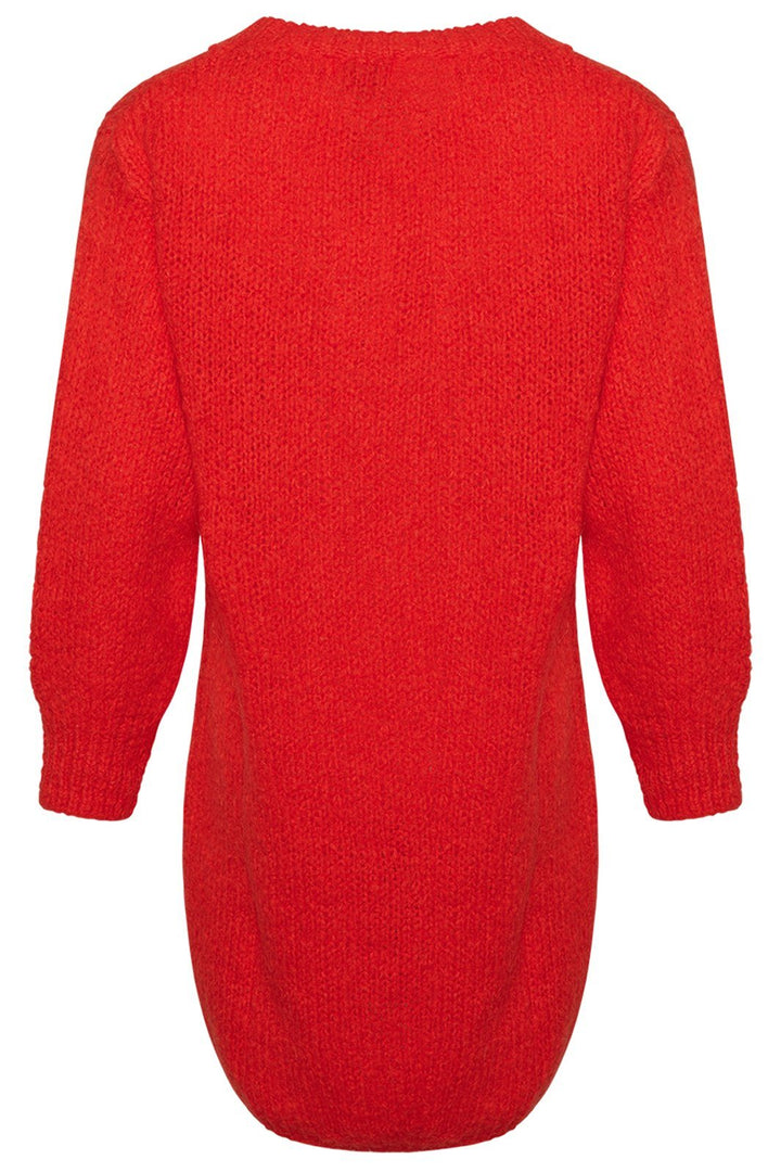 Noella - Fora V Dress - Red Kjoler 