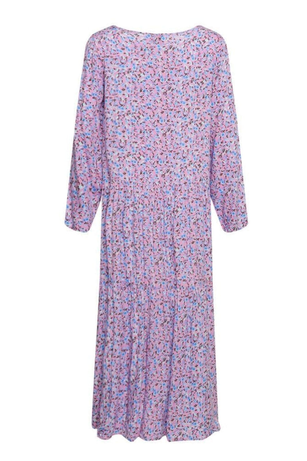 Noella - Imogen Long Dress - Pink/Blue Flower Kjoler 