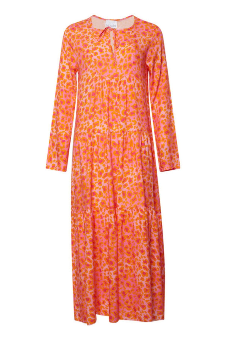 Noella - Imogene Long Dress - Orange Mix Kjoler 