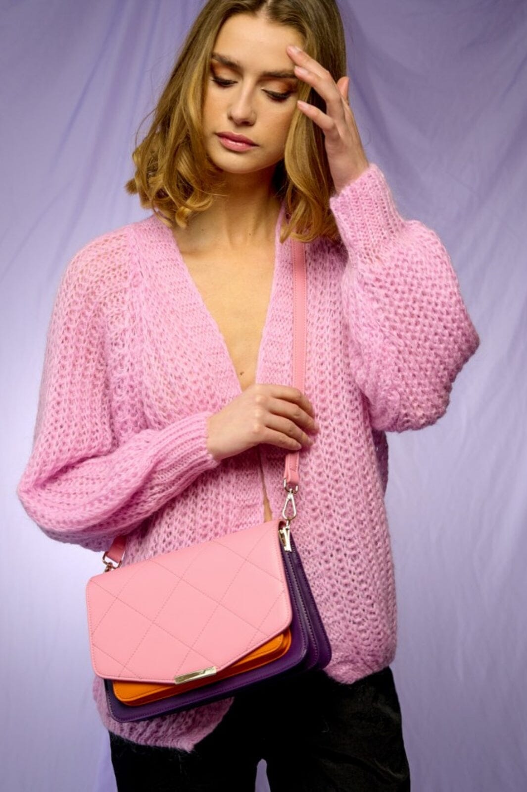 Noella - Joseph Cardigan Solid - Dusty Pink Cardigans 