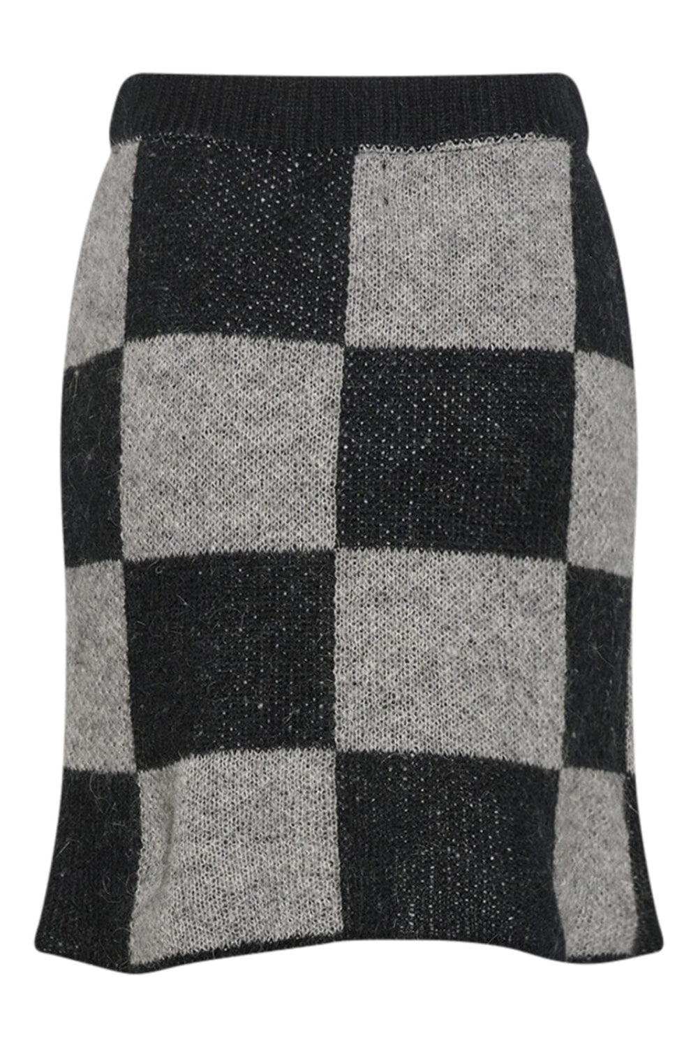 Noella - Kiana Knit Skirt - 926 Black/Grey Nederdele 