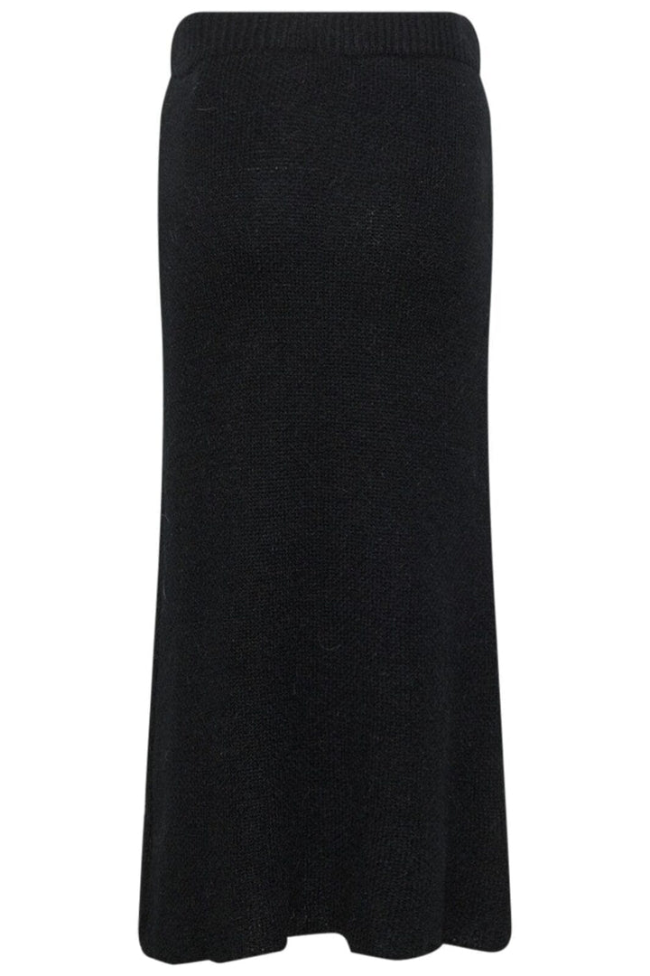 Noella - Kiana Maxi Solid Skirt - 004 Black Nederdele 