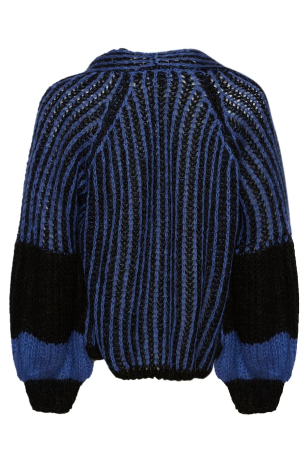 Noella - Liana Knit Cardigan - Black/Electric Blue 