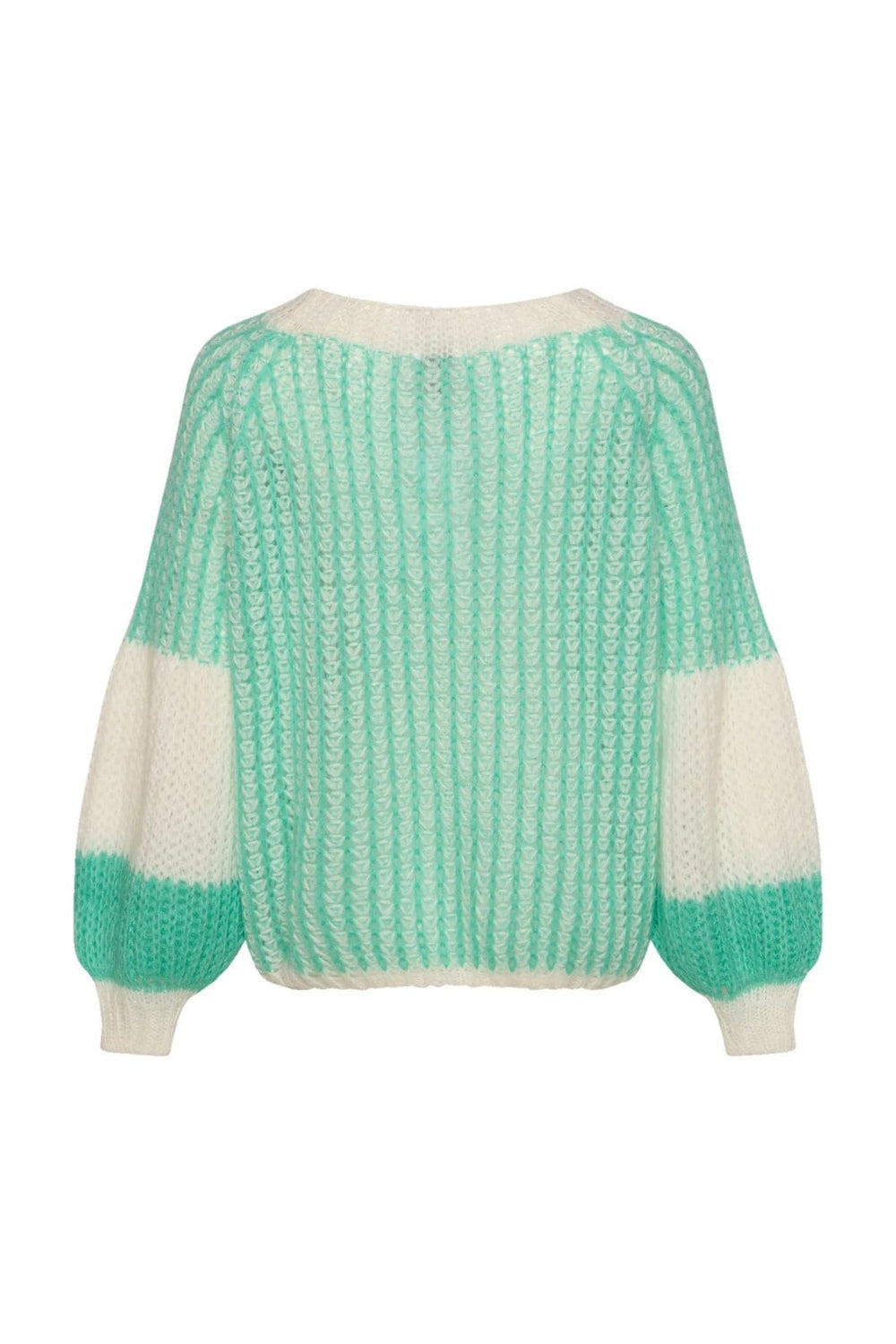Noella - Liana Knit Sweater - Mint/White 