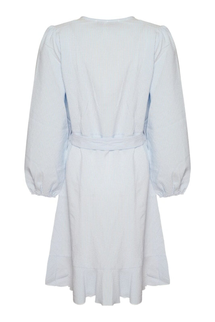 Noella - Magne Dress - Light Blue Stripe Kjoler 