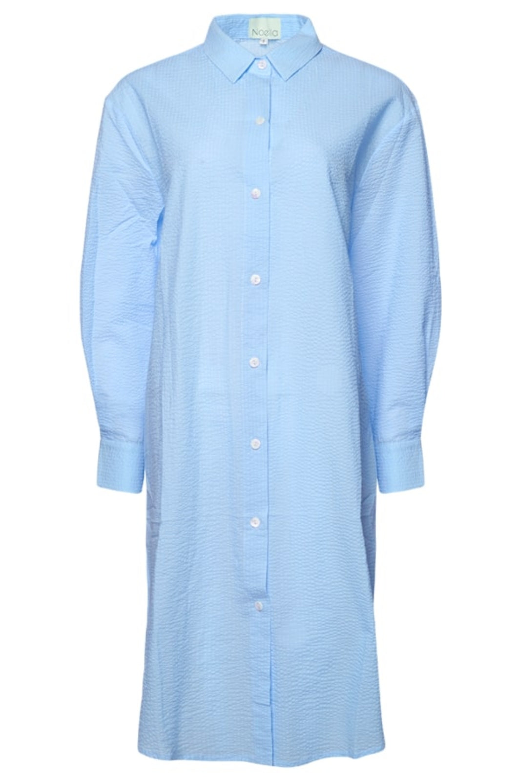 Noella - Nadine Loose Shirt Dress - Light Blue Skjorter 