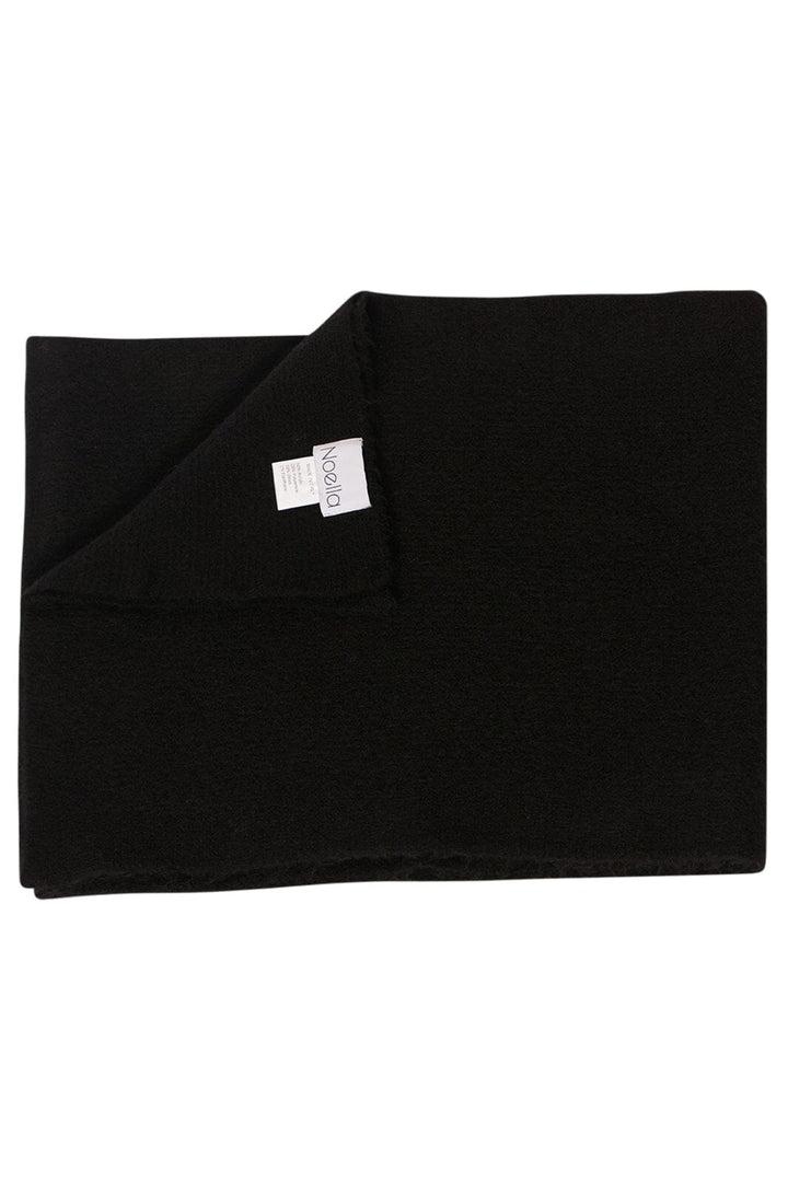 Noella - Pacy Knit Scarf - Black Tørklæder 