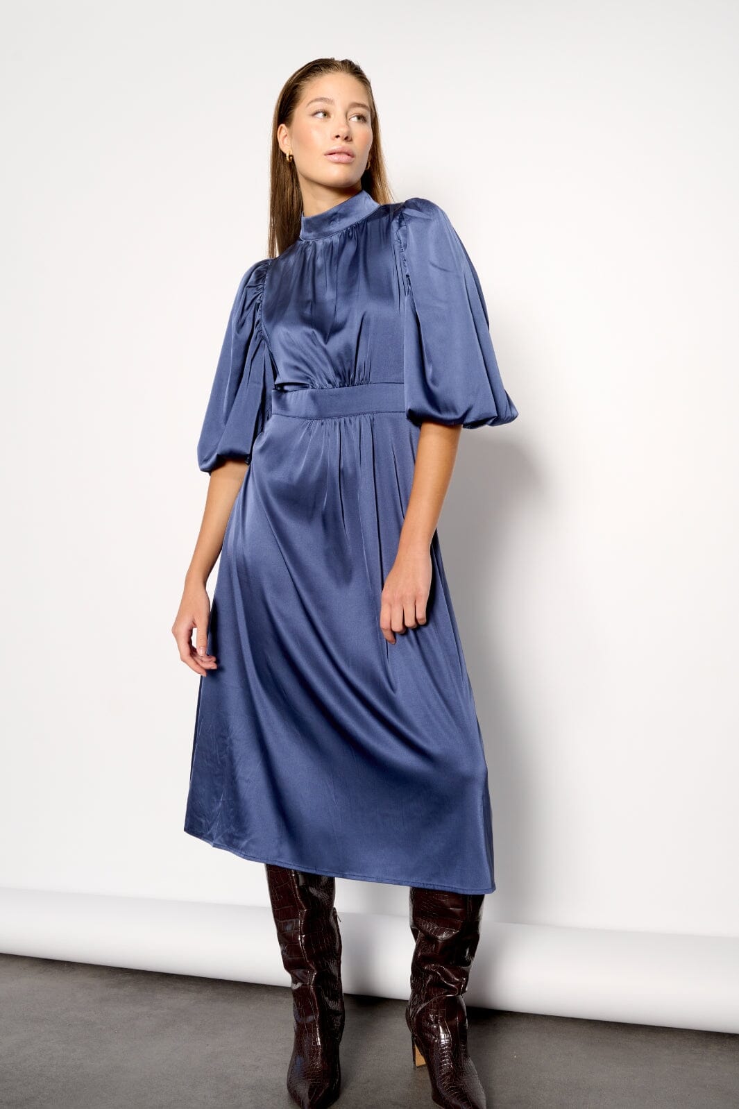 Noella - Paris Long Dress - Navy Kjoler 