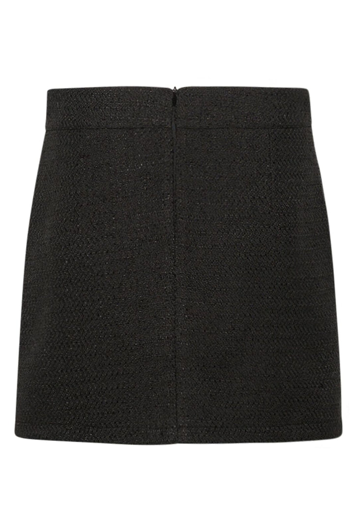 Noella - Polly Short Skirt - Black Nederdele 