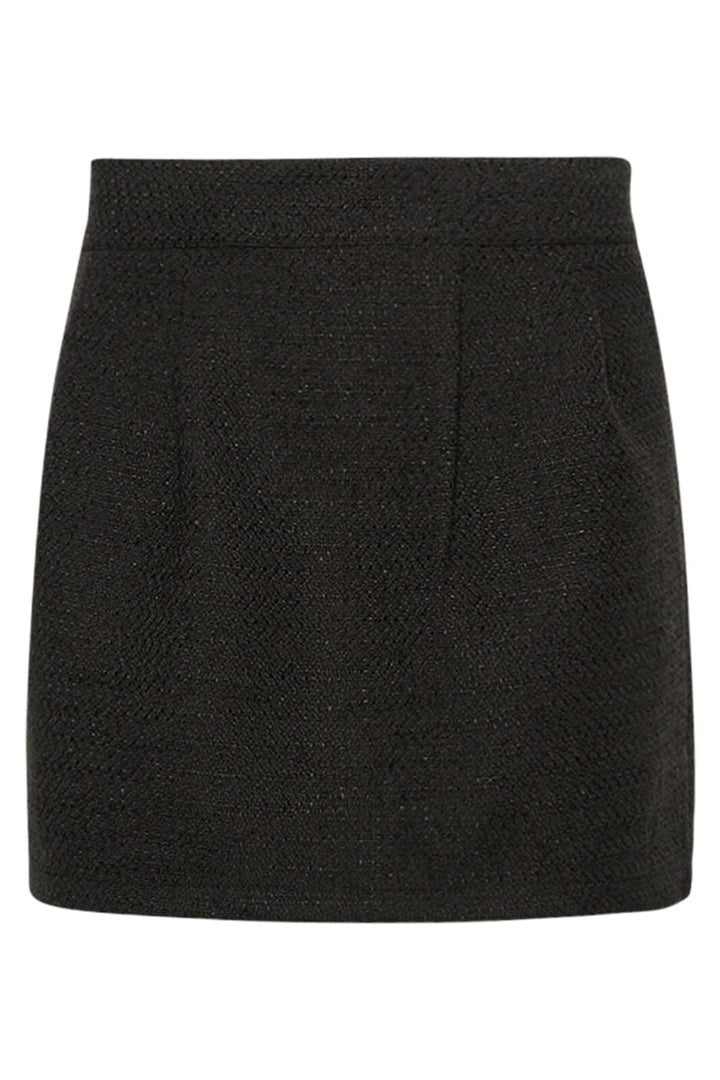 Noella - Polly Short Skirt - Black Nederdele 