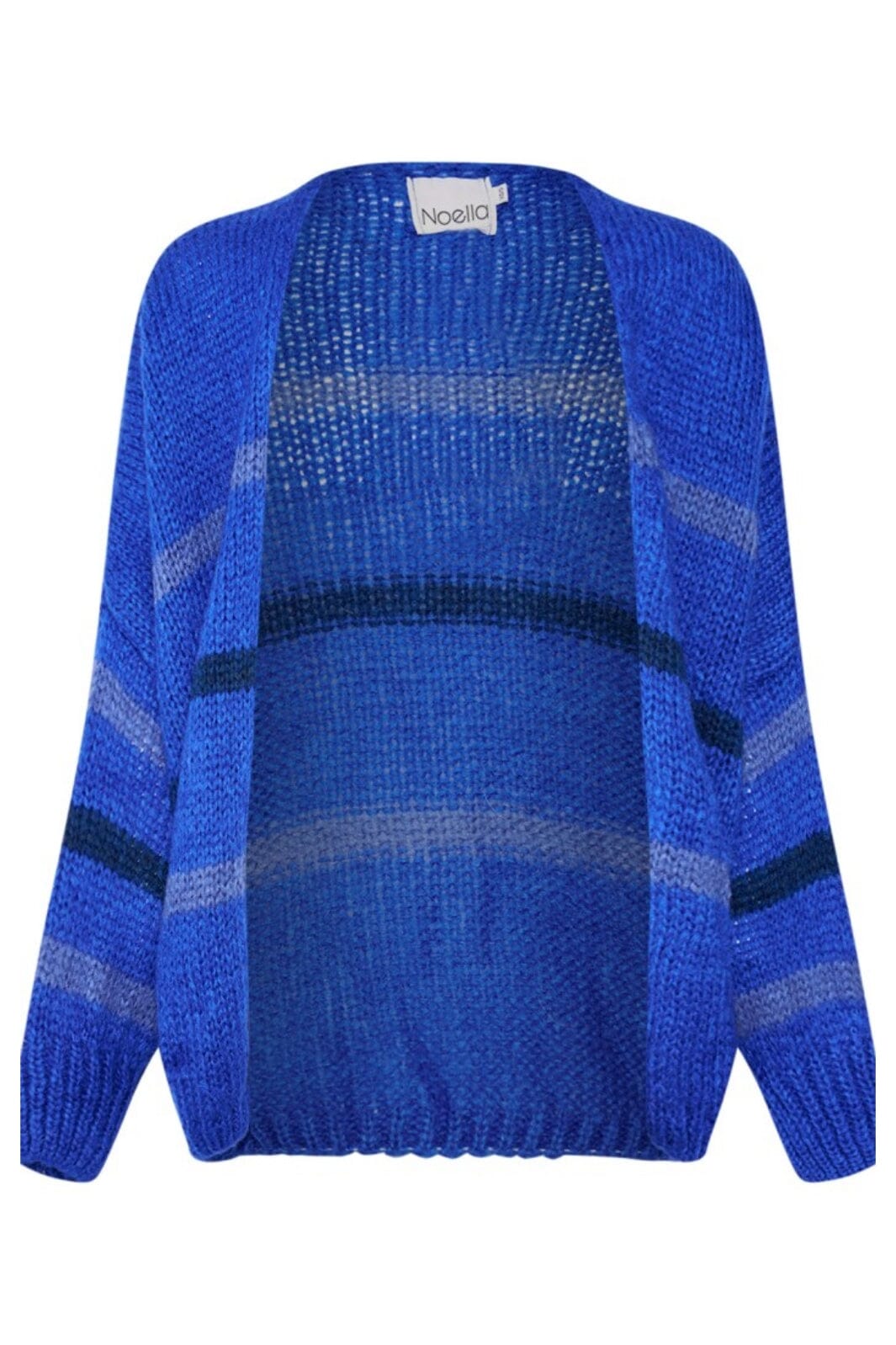 Noella - Prisca Knit Cardigan Short - Blue Mix Cardigans 