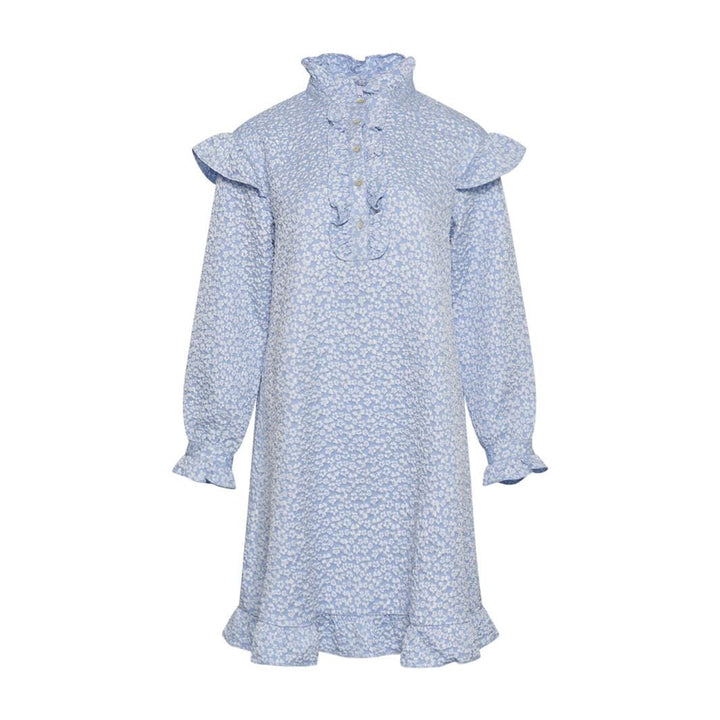 Noella - Reno Ruby Ruffle Dress - Light Blue