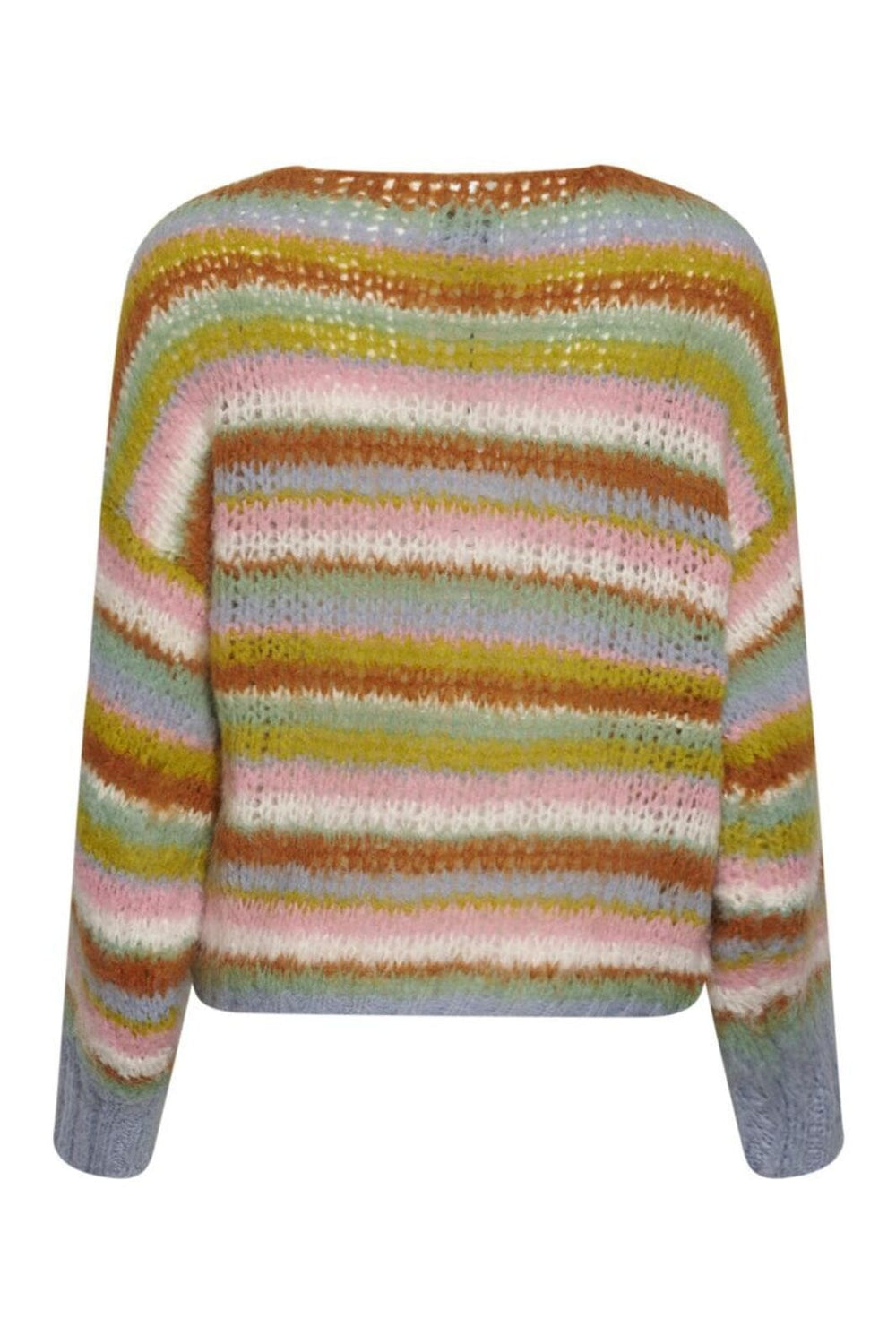 Noella - Rima Pool Knit Cardigan - Light Blue/Yellow/Rose Cardigans 