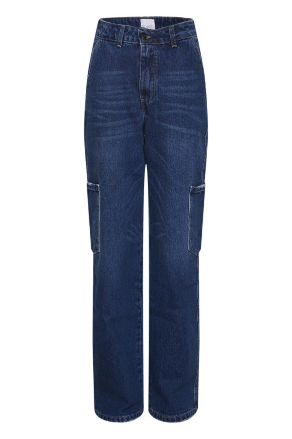 Noella - Rory Cargo Jeans - 188 Dark Blue Washed Jeans 