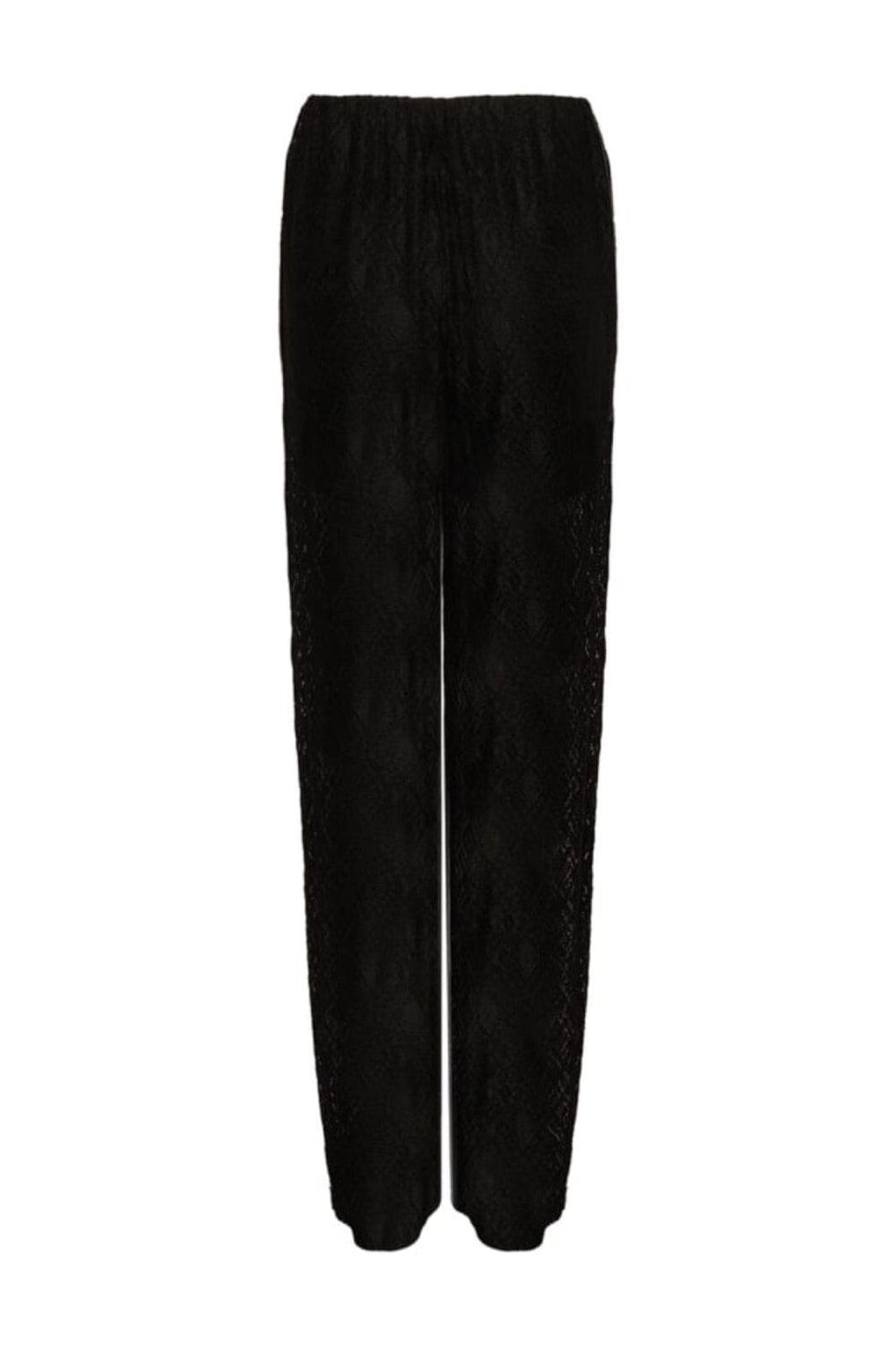 Noella - Texas Lace Pants - 004 Black Bukser 