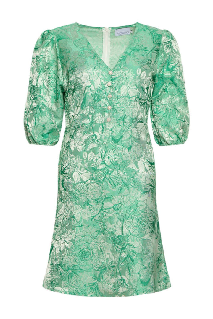 Noella - Tulip Button Dress - Green Kjoler 