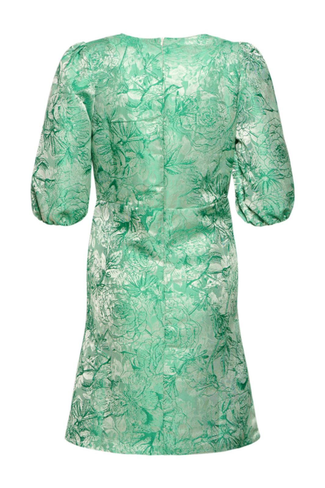 Noella - Tulip Button Dress - Green Kjoler 