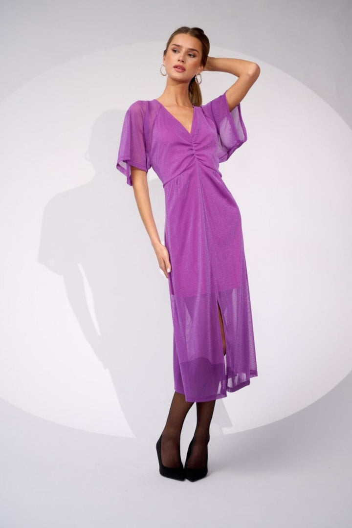 Noella - Vienna Midi Dress - Lilac Kjoler 
