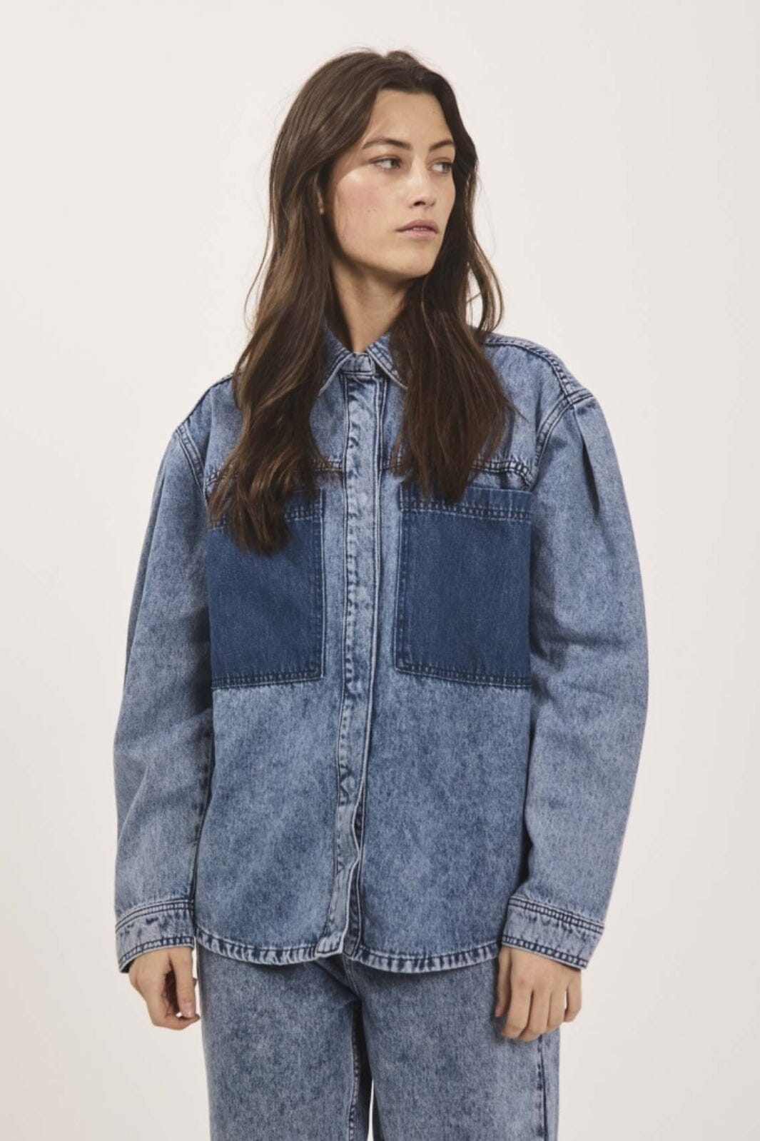 NORR - Daytona Denim Shirt - Light blue wash 