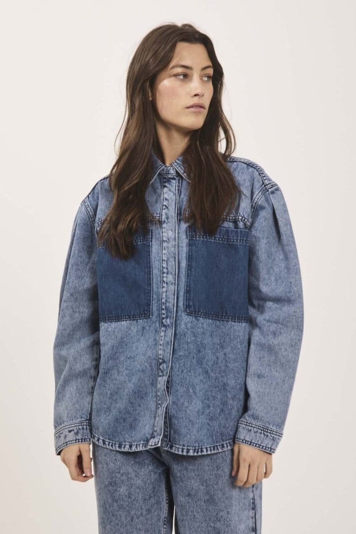 NORR - Daytona Denim Shirt - Light blue wash 