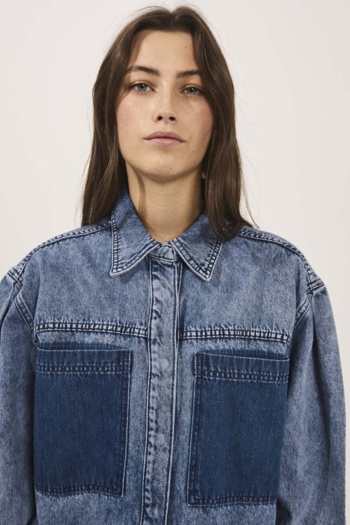 NORR - Daytona Denim Shirt - Light blue wash 