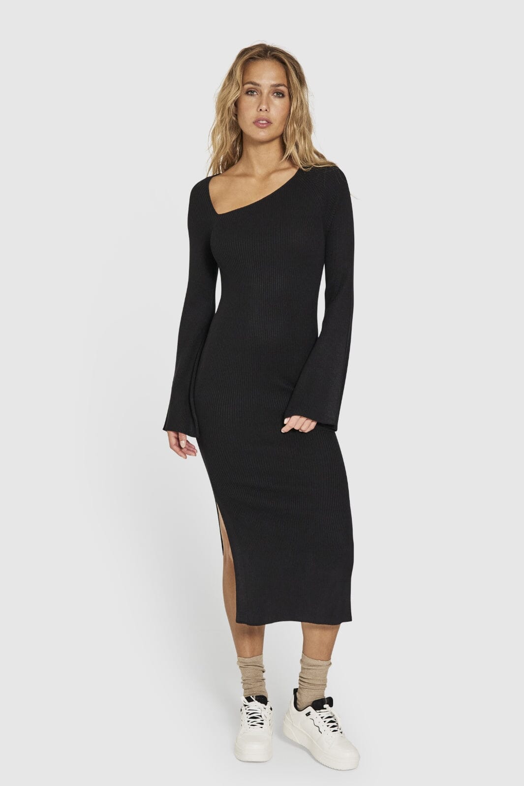 NORR - Sherry Ws Knit Dress - Black 