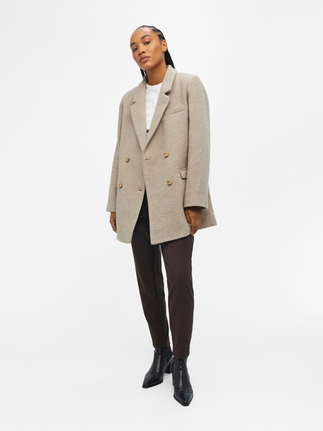 Object - Objblaza Le Jacket - 4268032 Humus Melange