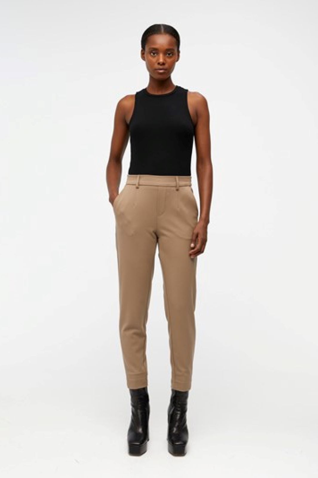 Object - Objlisa Slim Pant Noos - Fossil Bukser 