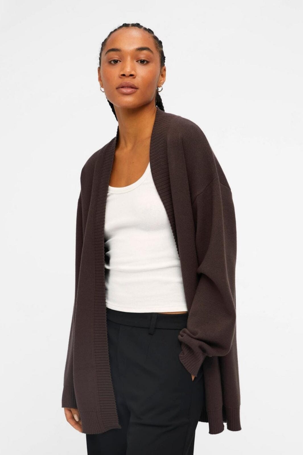 Object - Objreynard L/S Knit Cardigan - 4267753 Java Cardigans 
