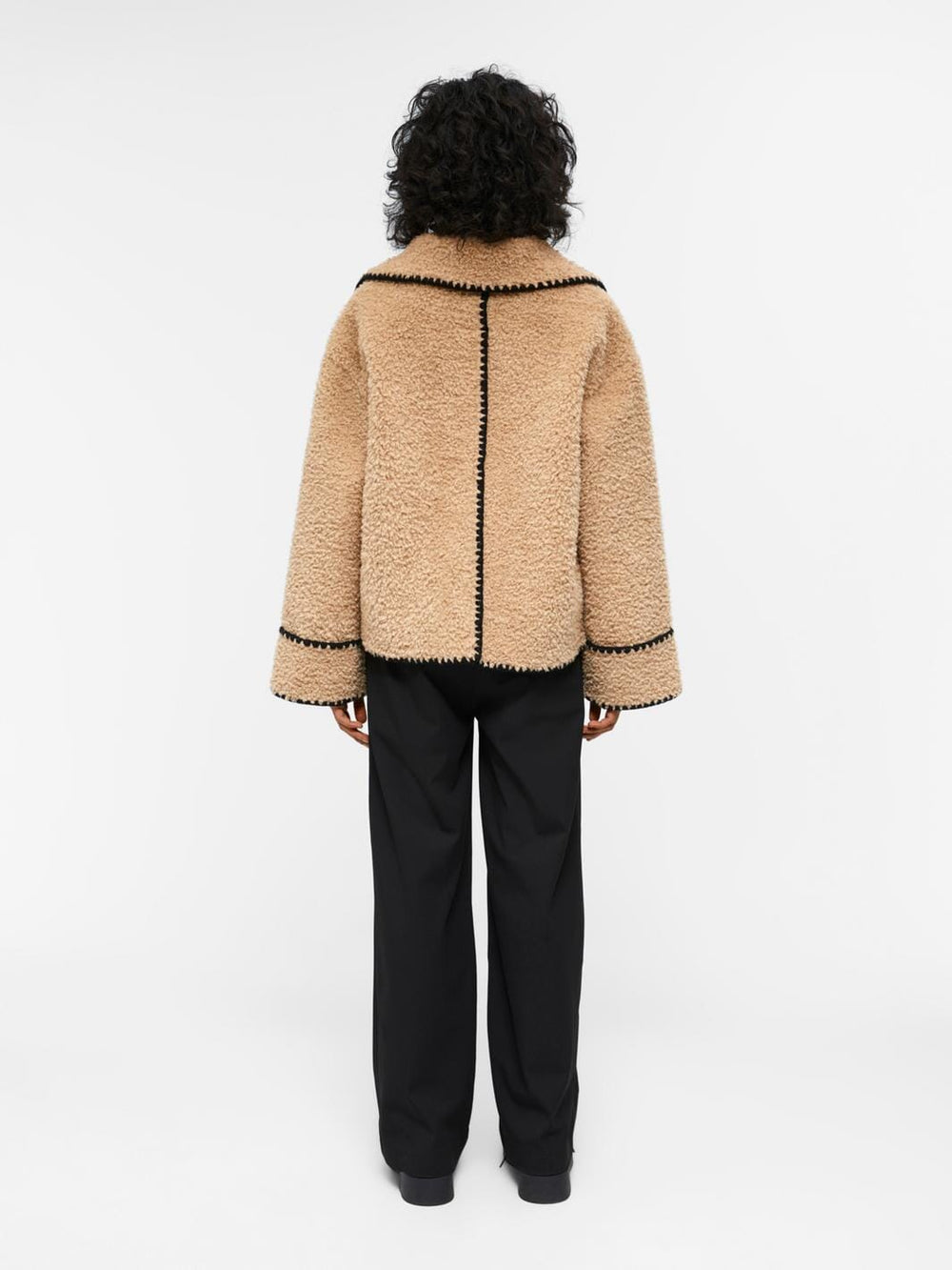 Object - Objshiren Jacket - 4296154 Humus Black Bindings