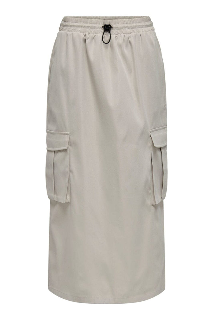 Only - Onlcashi Cargo Long Skirt - 4400568 Chateau Gray Nederdele 
