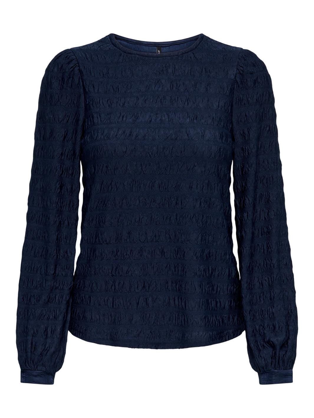 Only - Onlfridi L/S Puff Top - 4344078 Dress Blues