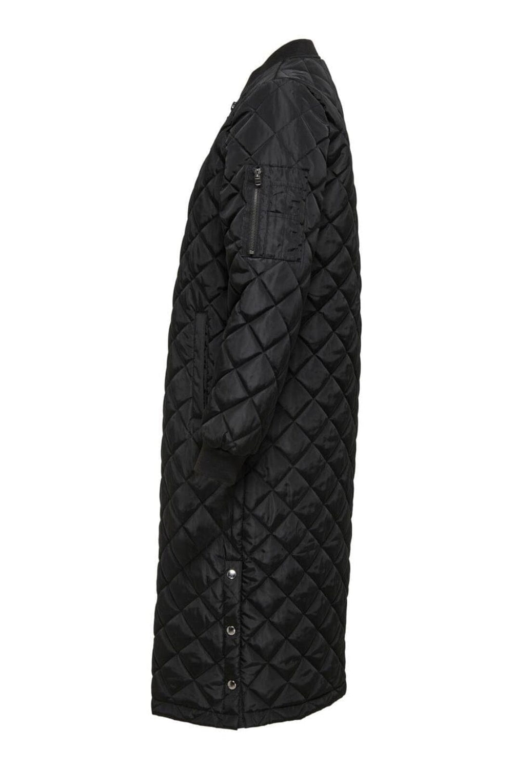 Only - Onljessica X-Long Quilted Coat - 3491181 Black Jakker 