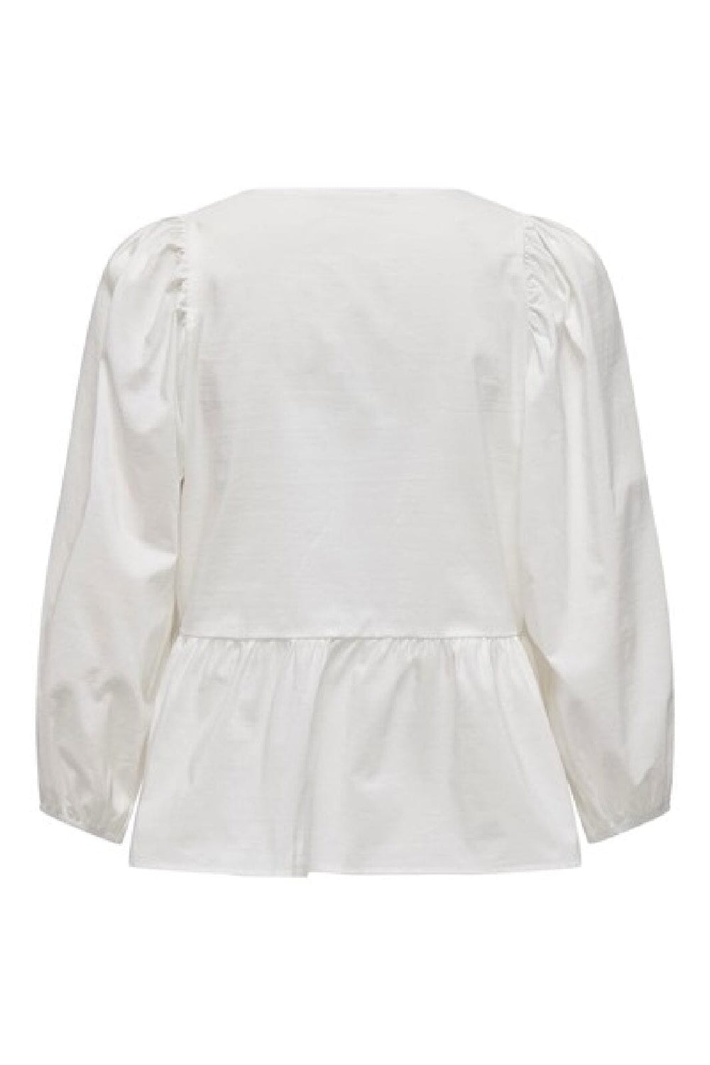 Only - Onlkally Tie Shirt - 4491353 Bright White Bluser 