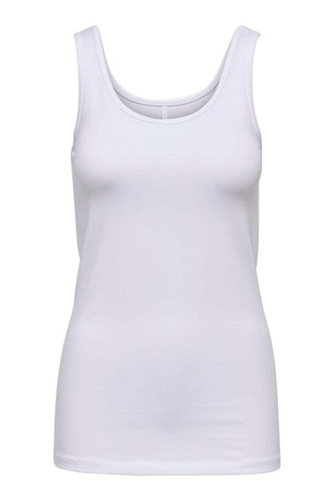 Only - Onllive Love S/L Tank Top - 1912221 White Toppe 