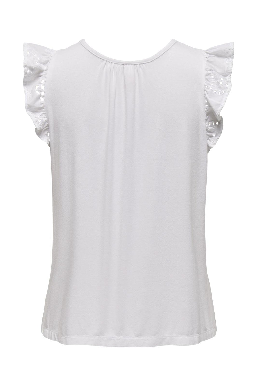Only - Onlmarga Zindy Life Capsleeve Top - 4459939 Bright White