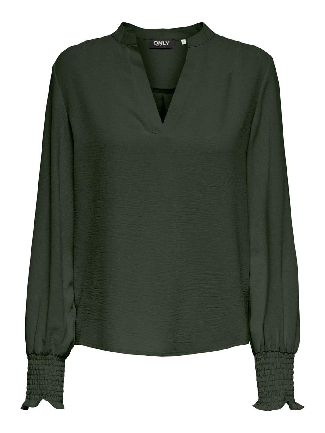 Only - Onlmette V-Neck Ls Smock Top - 4452924 Duffel Bag