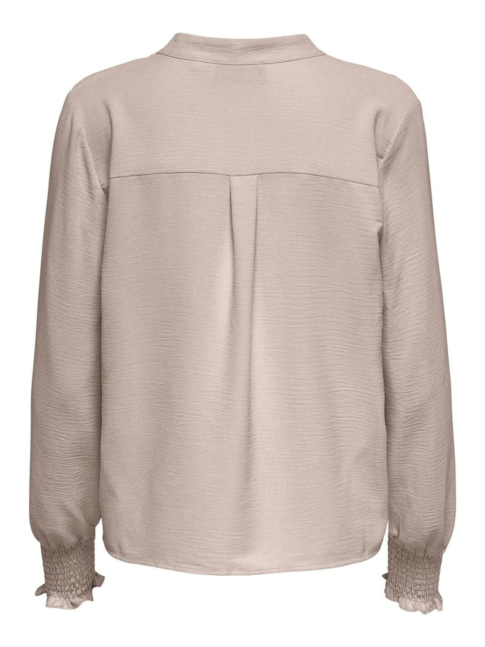 Only - Onlmette V-Neck Ls Smock Top - 4452925 Gray Morn
