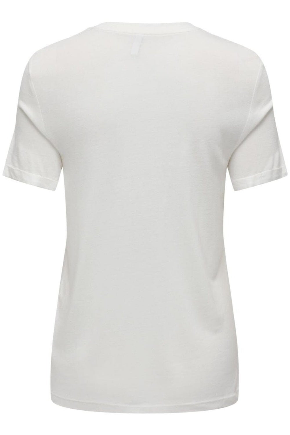 Only - Onlnina S/S Fold-Up Top Box - 4434801 Cloud Dancer Paris T-shirts 