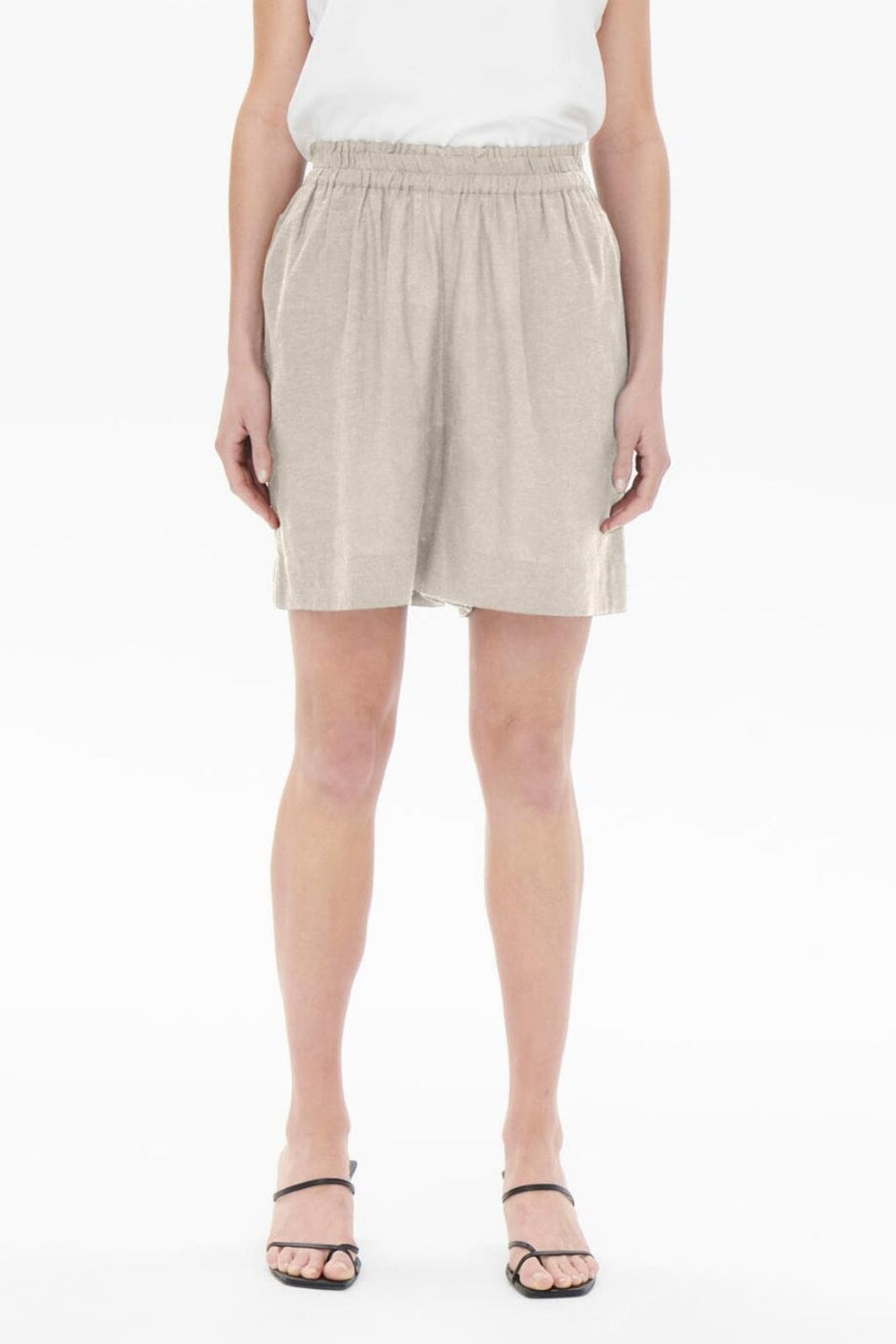 Only - Onltokyo Linen Blend Shorts - 3996912 Moonbeam Shorts 