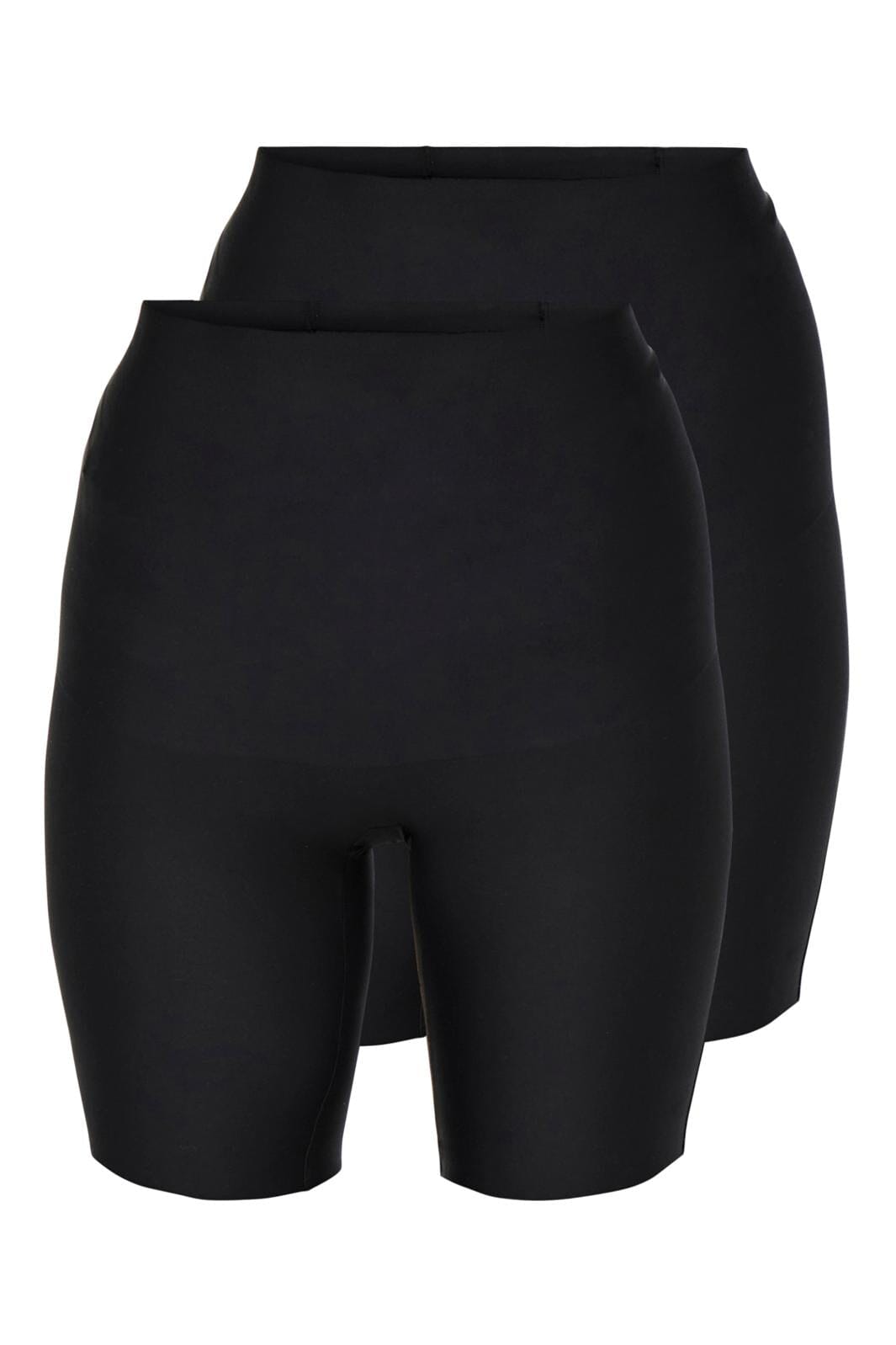 Only, Onltracy Shape Up 2Pack Hw Bonded Shorts, Black BLACK-BLACK