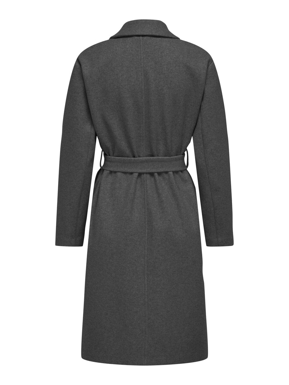 Only, Onltrillion Long Belt Coatigan, Dark Grey Melange