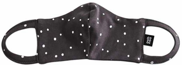 Ooh Noo - Mundbind - Cotten Face Mask Kids 7-12 år - Anthacite Mundbind 