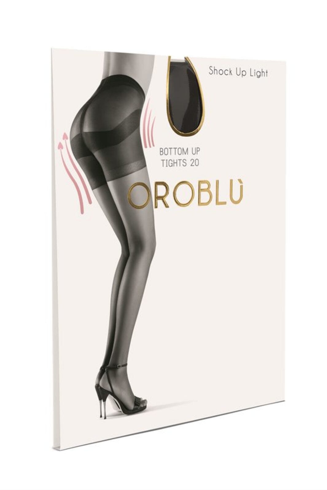 Orublu - Oroblu Shock Up Light 20 Black - Black Strømpebukser 