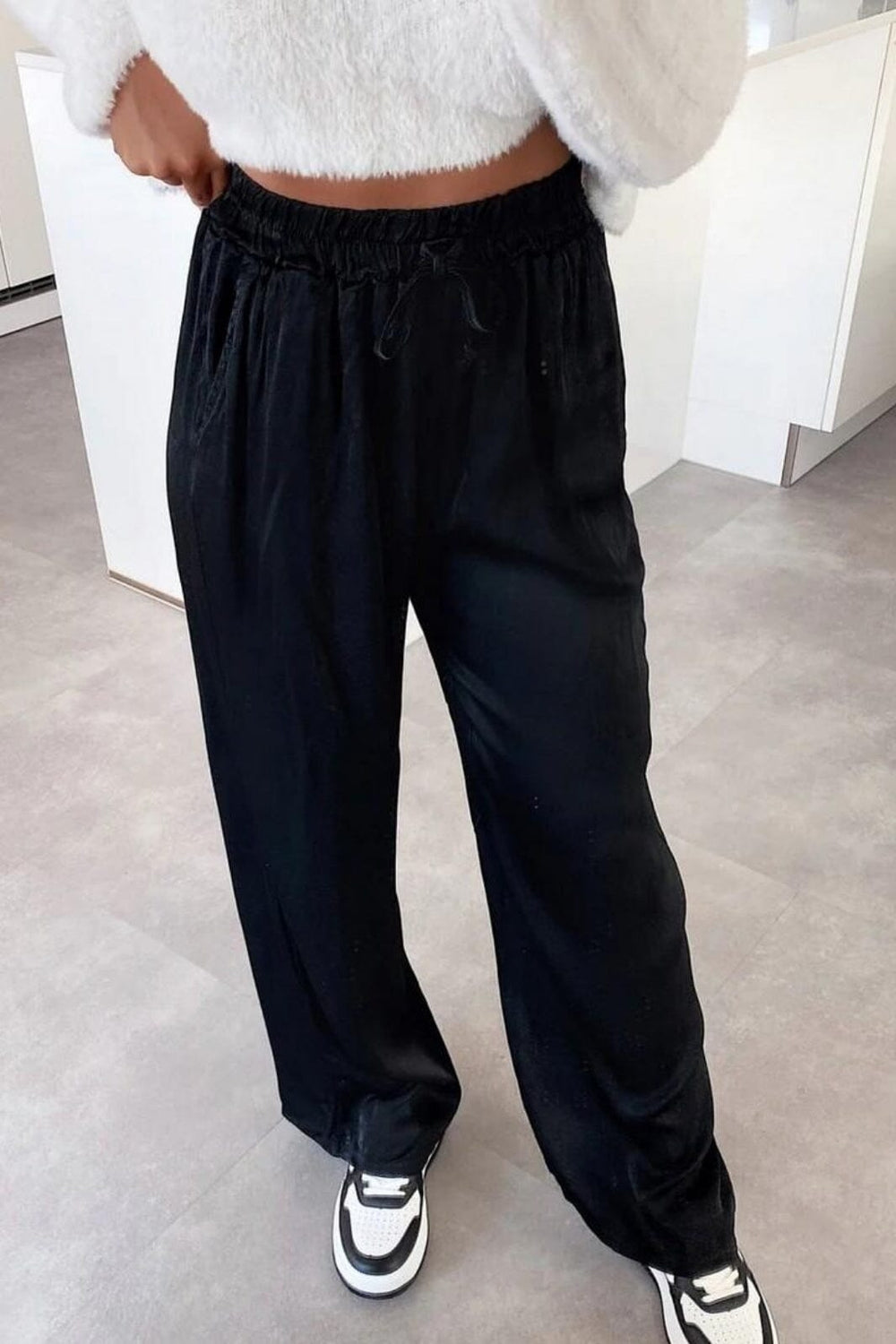 Pants 6239 - Black Bukser 