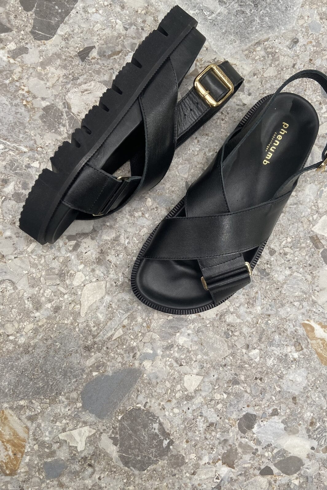 Phenumb Copenhagen - Nawa - Black Sandaler 