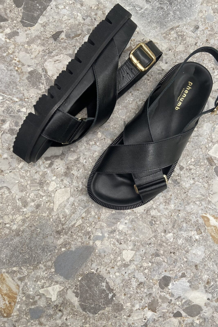 Phenumb Copenhagen - Nawa - Black Sandaler 