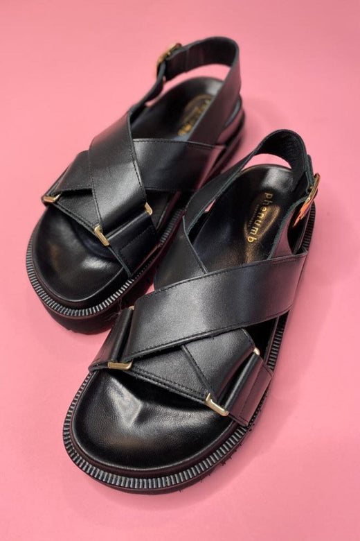 Phenumb Copenhagen - Noelle Sandal - Black Sandaler 