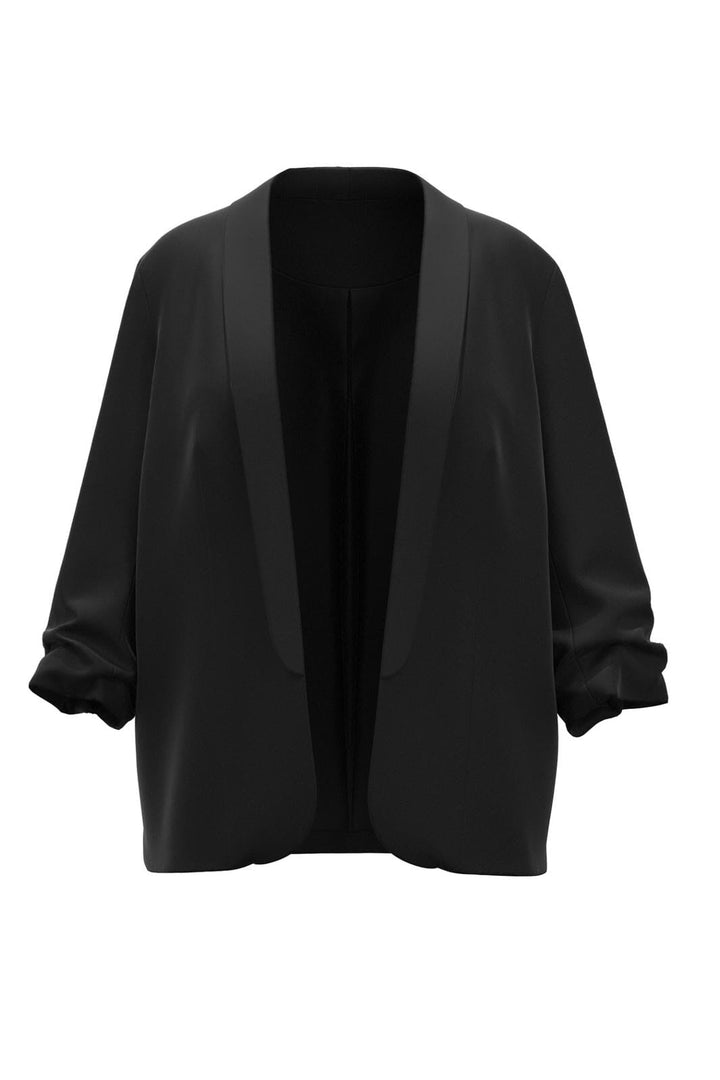 Pieces Curve, Pcboss 3/4 Blazer Qx, Black